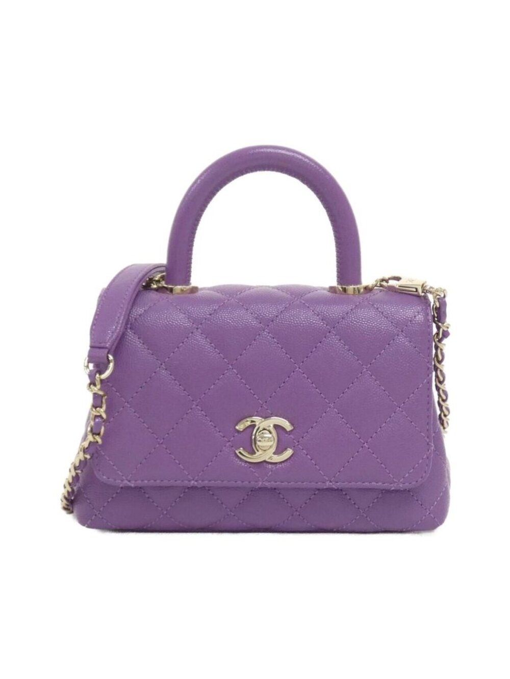 Chanel Bag Handbag Purple